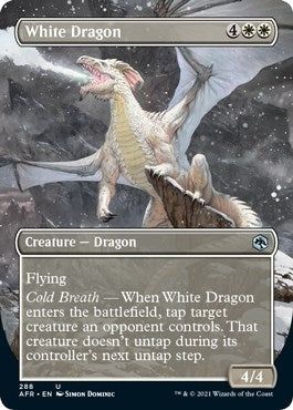 Image for White Dragon (Borderless) (288) (Adventures in the Forgotten Realms) - Magic: The Gathering