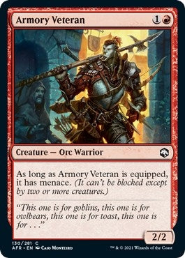 Image for Armory Veteran (130) (Adventures in the Forgotten Realms) - Magic: The Gathering