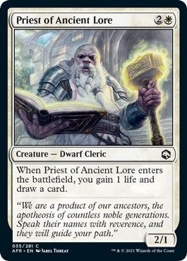 Image for Priest of Ancient Lore (35) (Adventures in the Forgotten Realms) - Magic: The Gathering