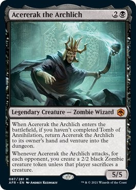Image for Acererak the Archlich (87) (Adventures in the Forgotten Realms) - Magic: The Gathering