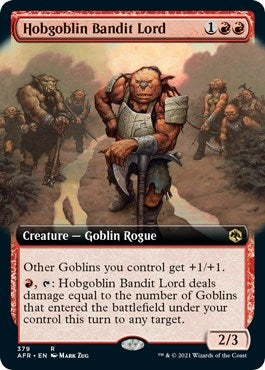 Image for Hobgoblin Bandit Lord (Extended Art) (379) (Adventures in the Forgotten Realms) - Magic: The Gathering