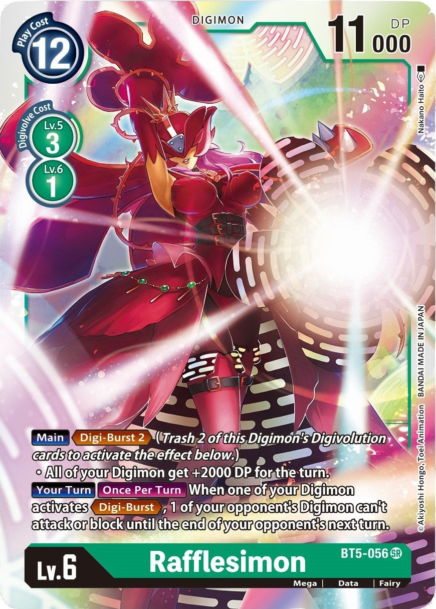 Image for Rafflesimon (BT5-056 SR) (Battle of Omni) - Digimon Card Game