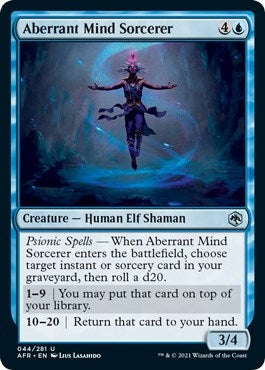 Image for Aberrant Mind Sorcerer (44) (Adventures in the Forgotten Realms) - Magic: The Gathering