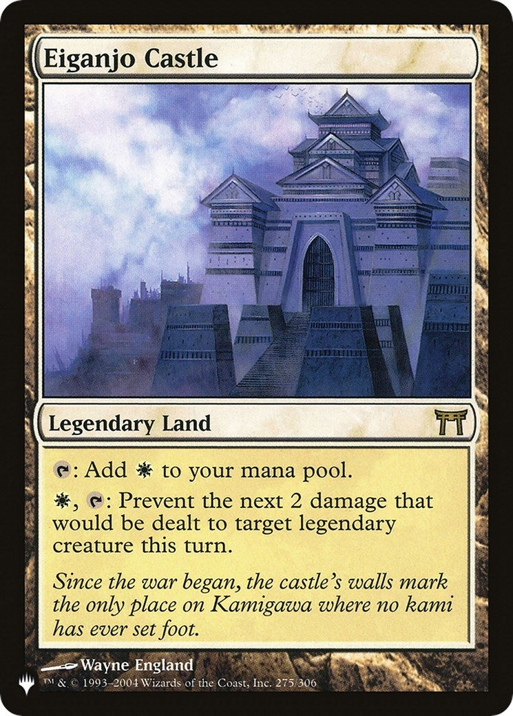 Image for Eiganjo Castle (275/306) (The List Reprints) - Magic: The Gathering
