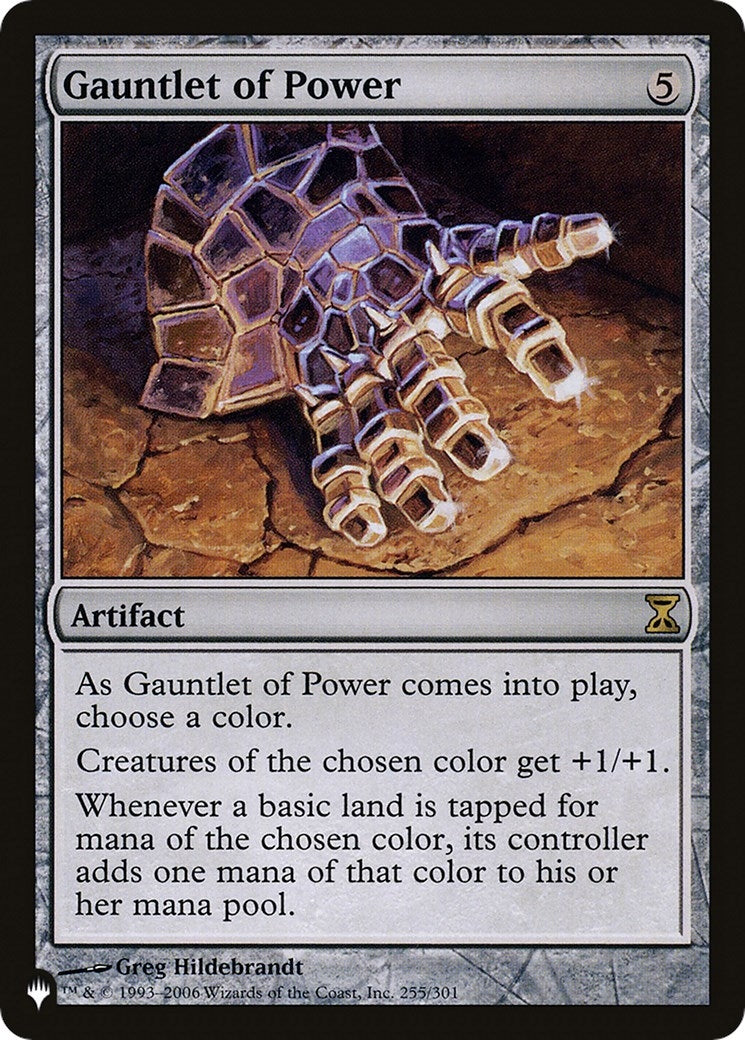 Image for Gauntlet of Power (255/301) (The List Reprints) - Magic: The Gathering