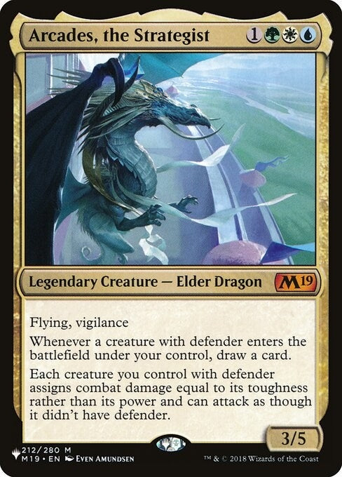 Image for Arcades, the Strategist (212/280) (The List Reprints) - Magic: The Gathering