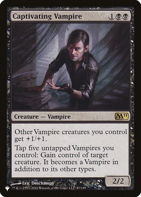 Image for Captivating Vampire (87/249) (The List Reprints) - Magic: The Gathering