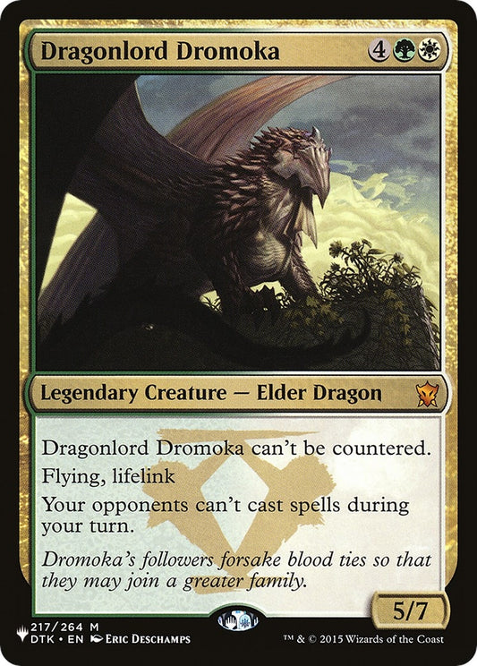 Image for Dragonlord Dromoka (217/264) (The List Reprints) - Magic: The Gathering
