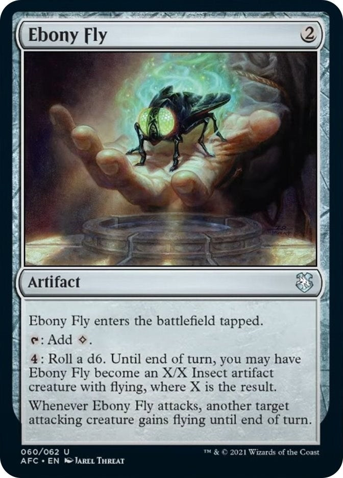 Image for Ebony Fly (60) (Commander: Adventures in the Forgotten Realms) - Magic: The Gathering