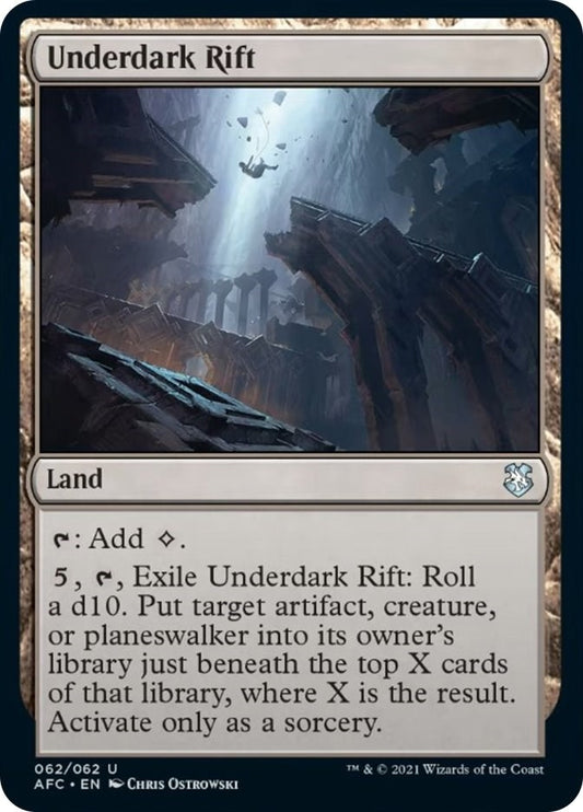 Image for Underdark Rift (62) (Commander: Adventures in the Forgotten Realms) - Magic: The Gathering