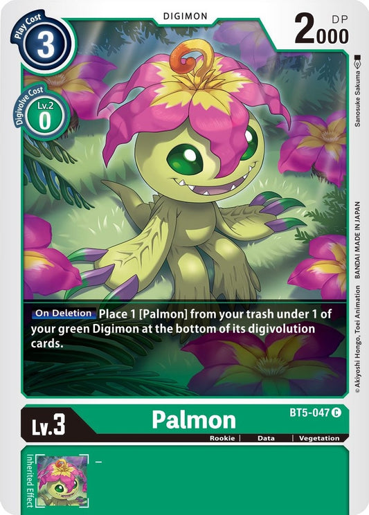 Image for Palmon (BT5-047 C) (Battle of Omni) - Digimon Card Game