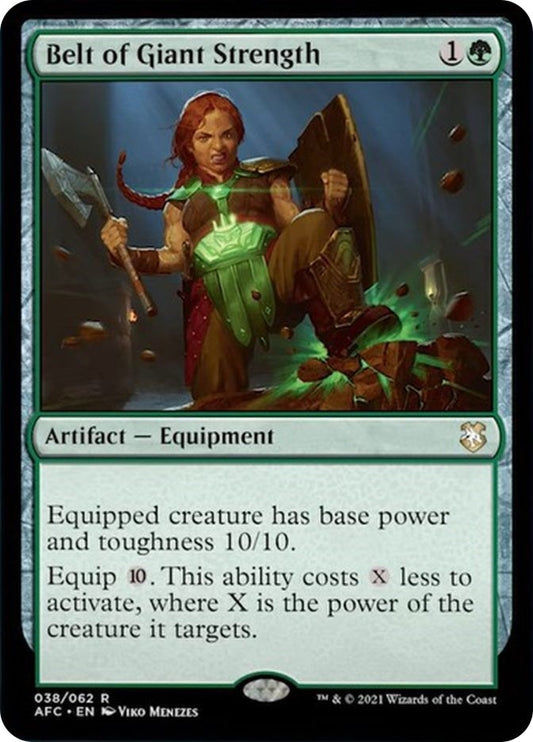 Image for Belt of Giant Strength (38) (Commander: Adventures in the Forgotten Realms) - Magic: The Gathering
