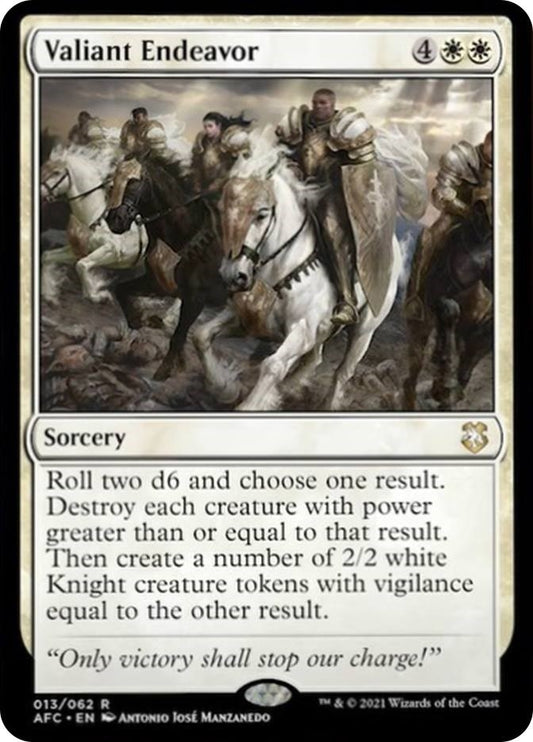 Image for Valiant Endeavor (13) (Commander: Adventures in the Forgotten Realms) - Magic: The Gathering