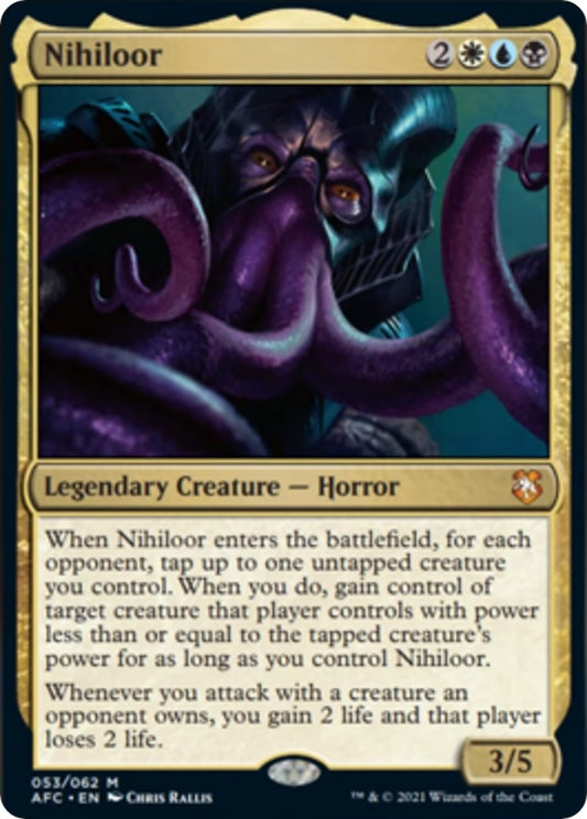 Image for Nihiloor (53) (Commander: Adventures in the Forgotten Realms) - Magic: The Gathering