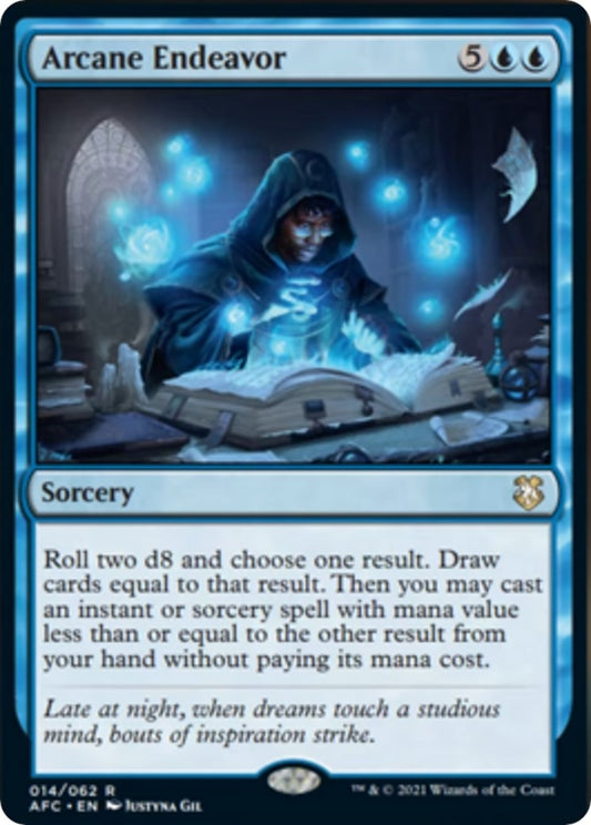 Image for Arcane Endeavor (14) (Commander: Adventures in the Forgotten Realms) - Magic: The Gathering