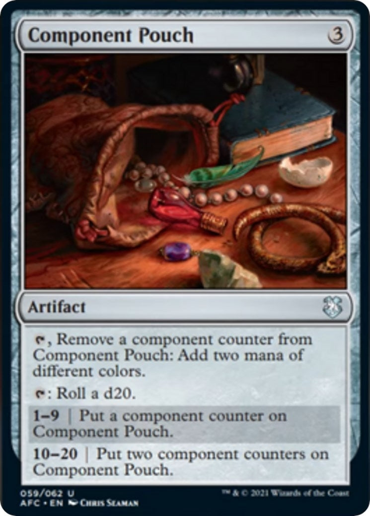 Image for Component Pouch (59) (Commander: Adventures in the Forgotten Realms) - Magic: The Gathering