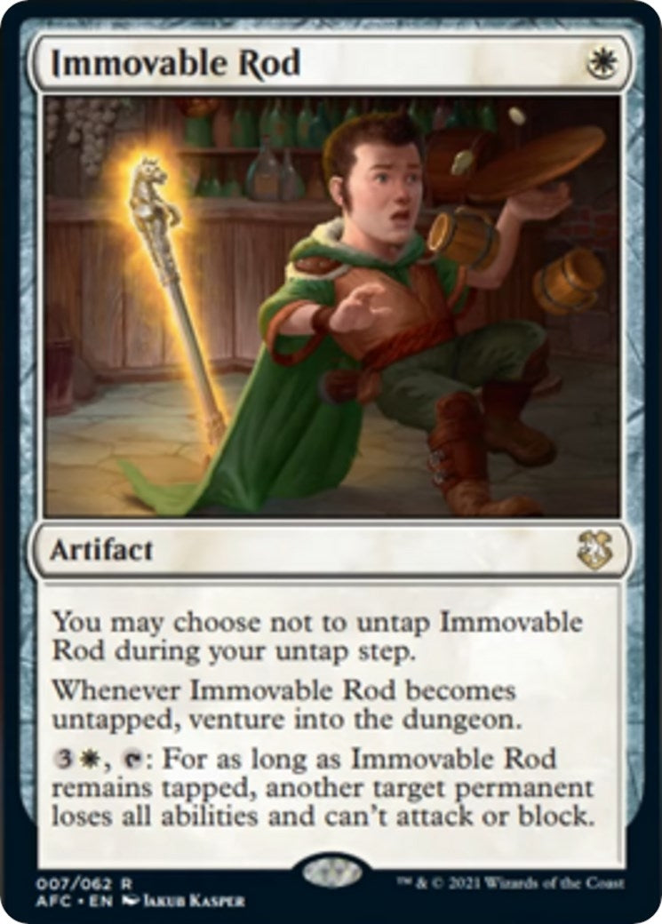 Image for Immovable Rod (7) (Commander: Adventures in the Forgotten Realms) - Magic: The Gathering