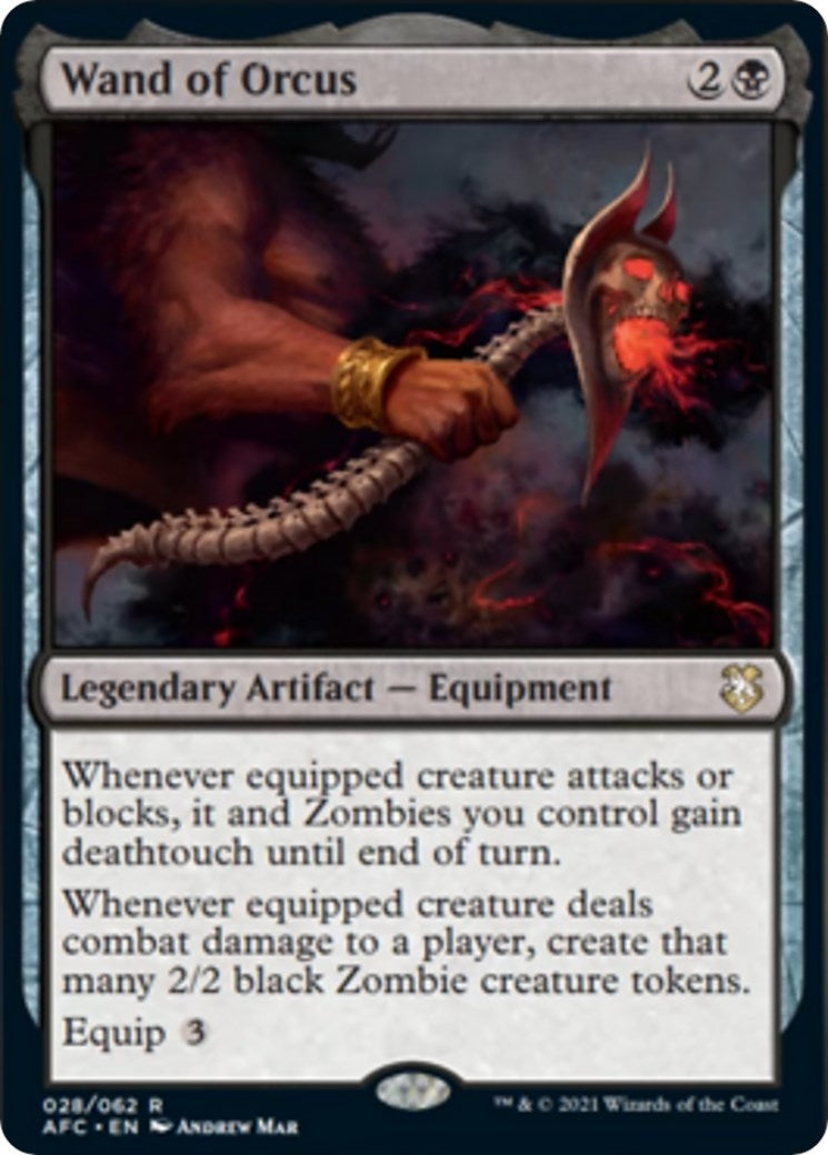 Image for Wand of Orcus (28) (Commander: Adventures in the Forgotten Realms) - Magic: The Gathering
