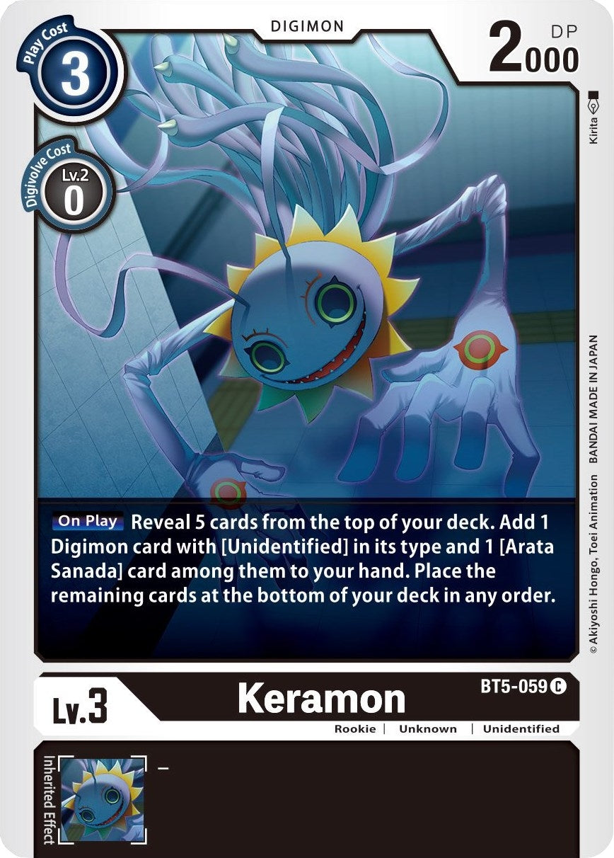 Image for Keramon (BT5-059 C) (Battle of Omni) - Digimon Card Game