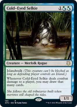 Image for Cold-Eyed Selkie (183) (Commander: Adventures in the Forgotten Realms) - Magic: The Gathering