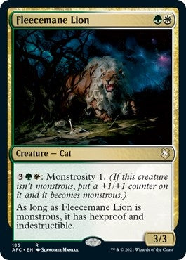 Image for Fleecemane Lion (185) (Commander: Adventures in the Forgotten Realms) - Magic: The Gathering