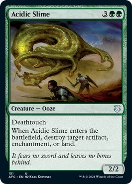 Image for Acidic Slime (151) (Commander: Adventures in the Forgotten Realms) - Magic: The Gathering