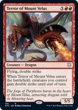 Image for Terror of Mount Velus (145) (Commander: Adventures in the Forgotten Realms) - Magic: The Gathering