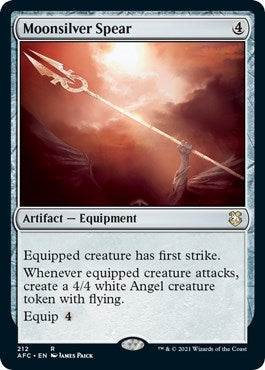 Image for Moonsilver Spear (212) (Commander: Adventures in the Forgotten Realms) - Magic: The Gathering