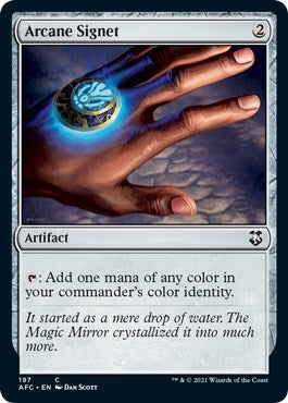 Image for Arcane Signet (197) (Commander: Adventures in the Forgotten Realms) - Magic: The Gathering