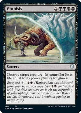Image for Phthisis (105) (Commander: Adventures in the Forgotten Realms) - Magic: The Gathering
