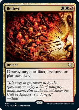 Image for Bedevil (179) (Commander: Adventures in the Forgotten Realms) - Magic: The Gathering