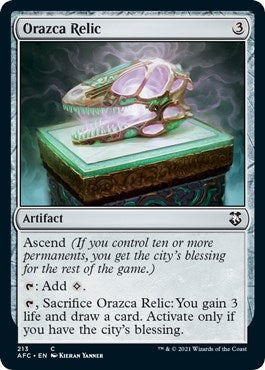 Image for Orazca Relic (213) (Commander: Adventures in the Forgotten Realms) - Magic: The Gathering