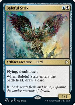 Image for Baleful Strix (177) (Commander: Adventures in the Forgotten Realms) - Magic: The Gathering