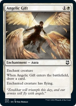 Image for Angelic Gift (64) (Commander: Adventures in the Forgotten Realms) - Magic: The Gathering