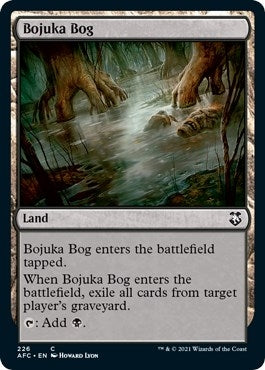 Image for Bojuka Bog (226) (Commander: Adventures in the Forgotten Realms) - Magic: The Gathering