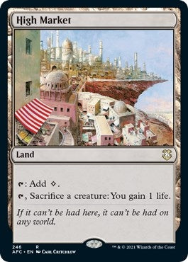 Image for High Market (246) (Commander: Adventures in the Forgotten Realms) - Magic: The Gathering