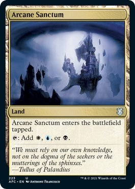 Image for Arcane Sanctum (223) (Commander: Adventures in the Forgotten Realms) - Magic: The Gathering
