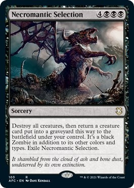 Image for Necromantic Selection (103) (Commander: Adventures in the Forgotten Realms) - Magic: The Gathering