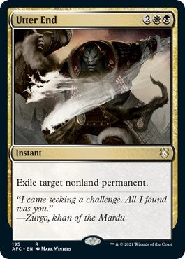 Image for Utter End (195) (Commander: Adventures in the Forgotten Realms) - Magic: The Gathering