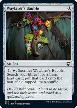 Image for Wayfarer's Bauble (222) (Commander: Adventures in the Forgotten Realms) - Magic: The Gathering