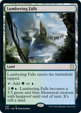 Image for Lumbering Falls (247) (Commander: Adventures in the Forgotten Realms) - Magic: The Gathering