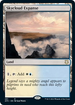 Image for Skycloud Expanse (261) (Commander: Adventures in the Forgotten Realms) - Magic: The Gathering