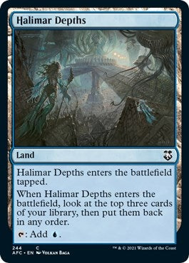 Image for Halimar Depths (244) (Commander: Adventures in the Forgotten Realms) - Magic: The Gathering