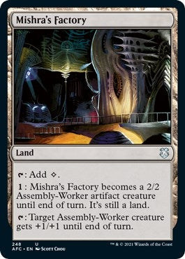 Image for Mishra's Factory (248) (Commander: Adventures in the Forgotten Realms) - Magic: The Gathering