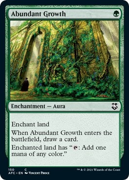 Image for Abundant Growth (150) (Commander: Adventures in the Forgotten Realms) - Magic: The Gathering
