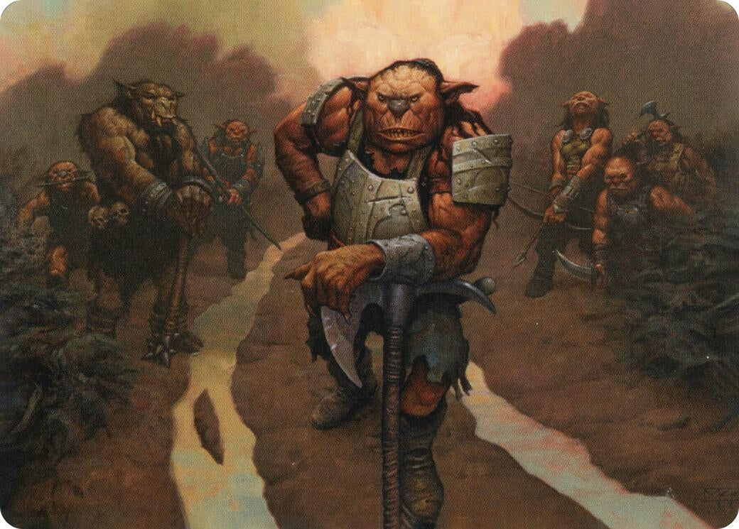 Image for Hobgoblin Bandit Lord Art Card (30) (Art Series: Adventures in the Forgotten Realms) - Magic: The Gathering