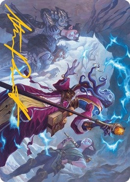 Image for True Polymorph Art Card (Gold-Stamped Signature) (43) (Art Series: Adventures in the Forgotten Realms) - Magic: The Gathering