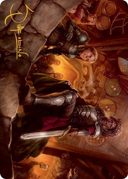 Image for Veteran Dungeoneer Art Card (Gold-Stamped Signature) (36) (Art Series: Adventures in the Forgotten Realms) - Magic: The Gathering
