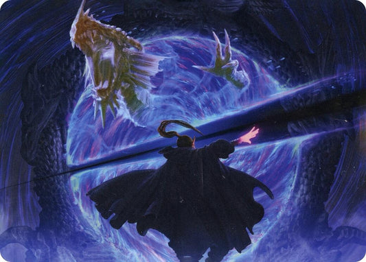 Image for Bar the Gate Art Card (45) (Art Series: Adventures in the Forgotten Realms) - Magic: The Gathering
