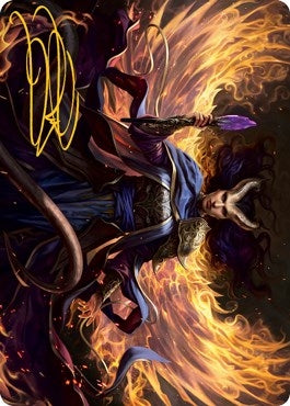 Image for Farideh, Devil's Chosen Art Card (Gold-Stamped Signature) (32) (Art Series: Adventures in the Forgotten Realms) - Magic: The Gathering